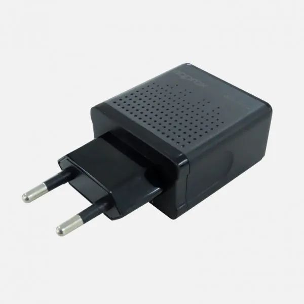 Approx APPUSBWALLQC Double USB Charger Black