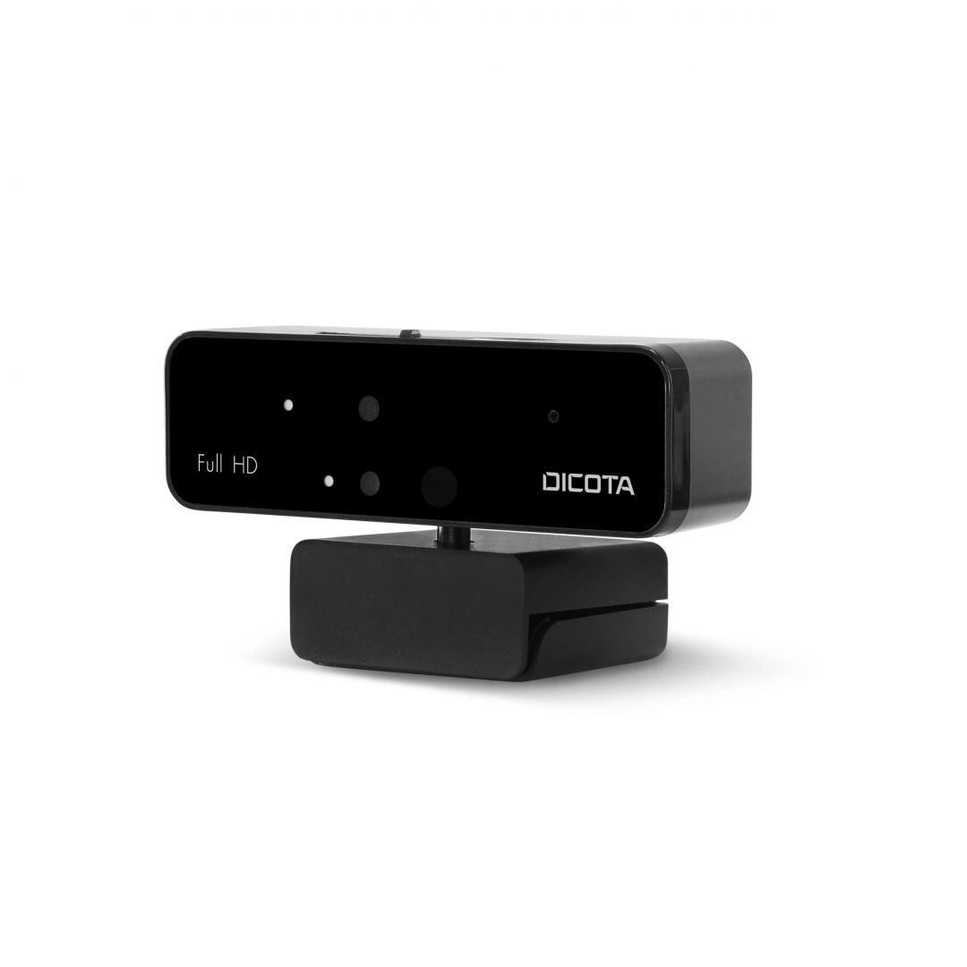 Dicota PRO Face Recognition Webkamera Black