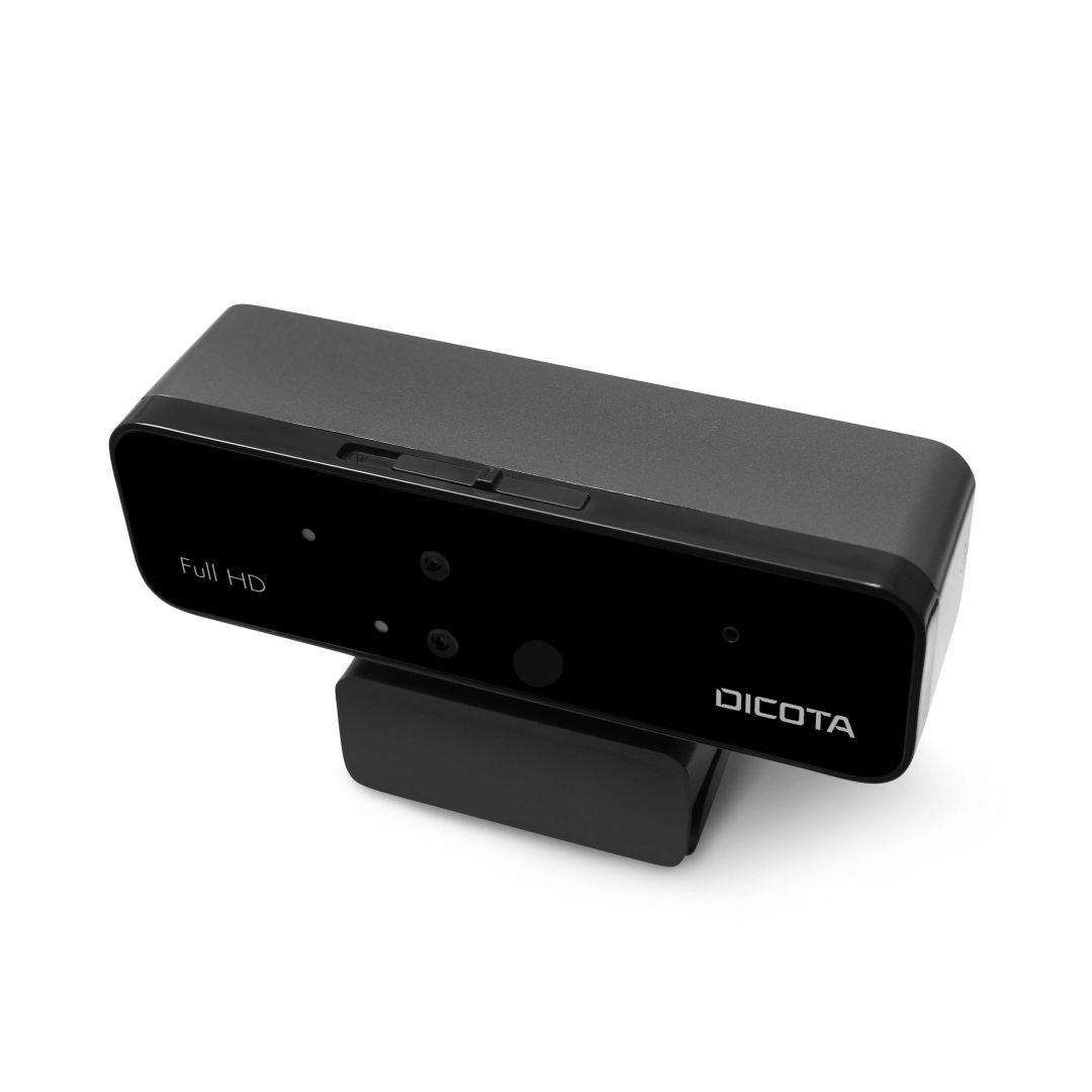 Dicota PRO Face Recognition Webkamera Black