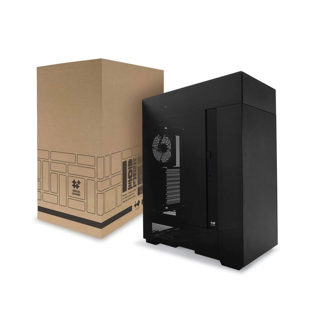 InWin ModFree Deluxe Edition Tempered Glass Black