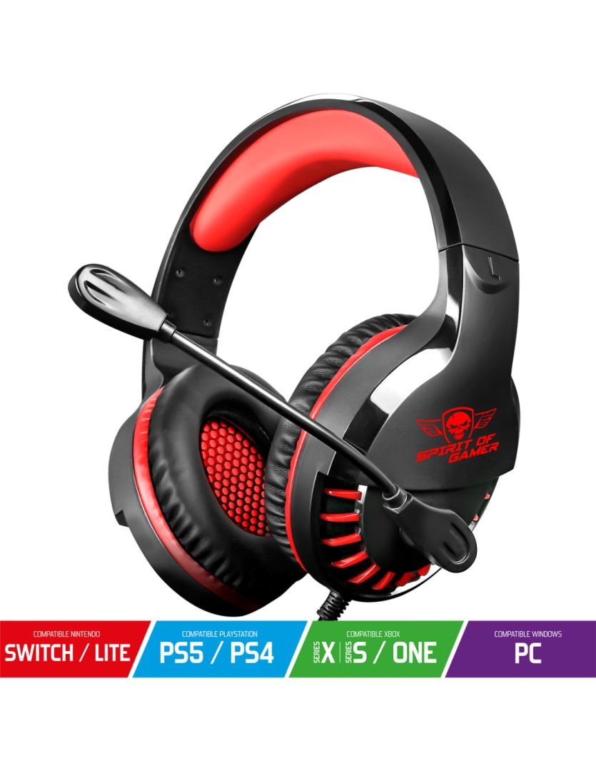 Spirit Of Gamer PRO-H3 Headset Red