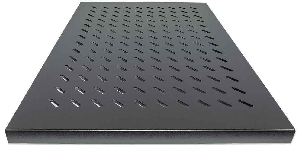 Intellinet 19" Fixed Shelf (1U, 700mm Depth) Black