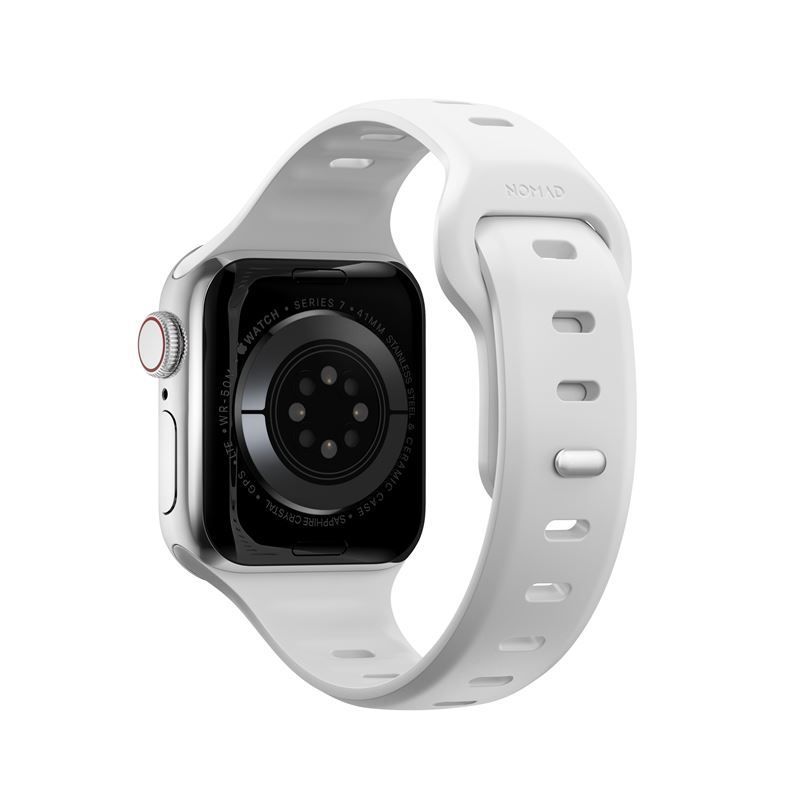 Nomad Sport Slim Strap S/M, white - Apple Watch 7 (41mm)/6/SE/5/4 (40mm)/3/2/1 (38mm)