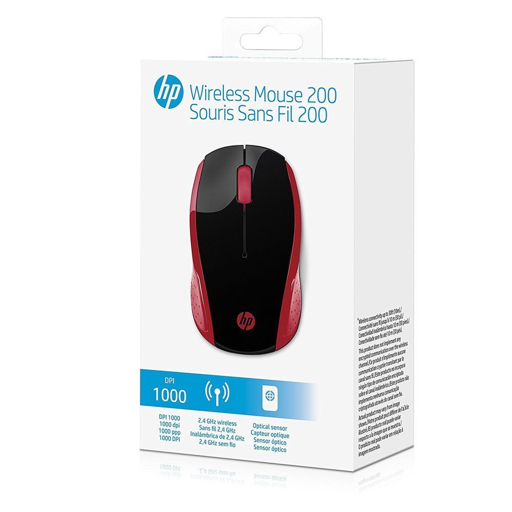 HP 200 Wireless Red