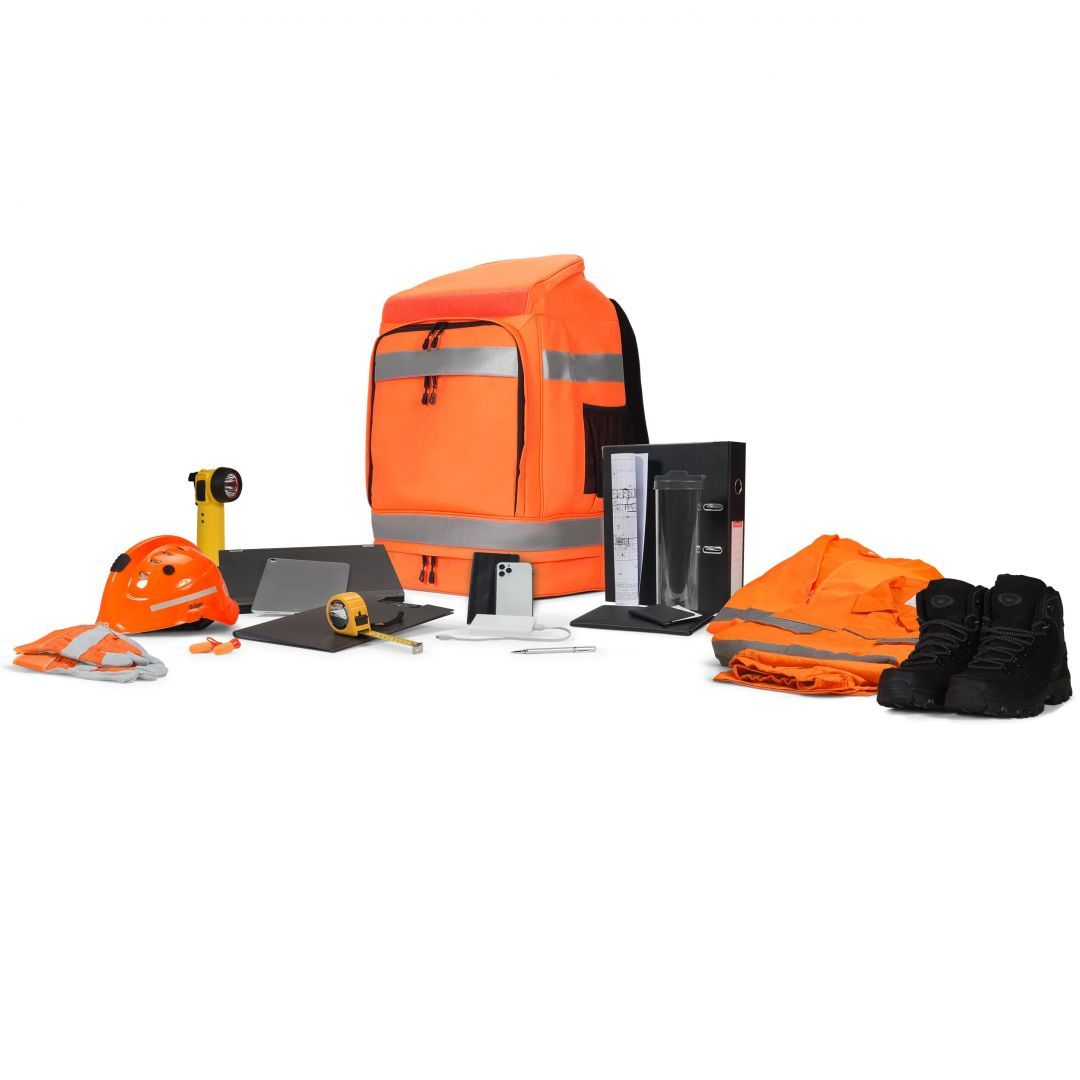 Dicota Backpack Hi-Vis 65 litres Orange