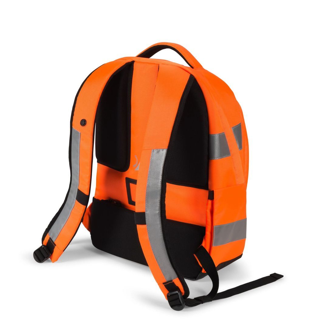 Dicota Backpack Hi-Vis 25 litres Orange