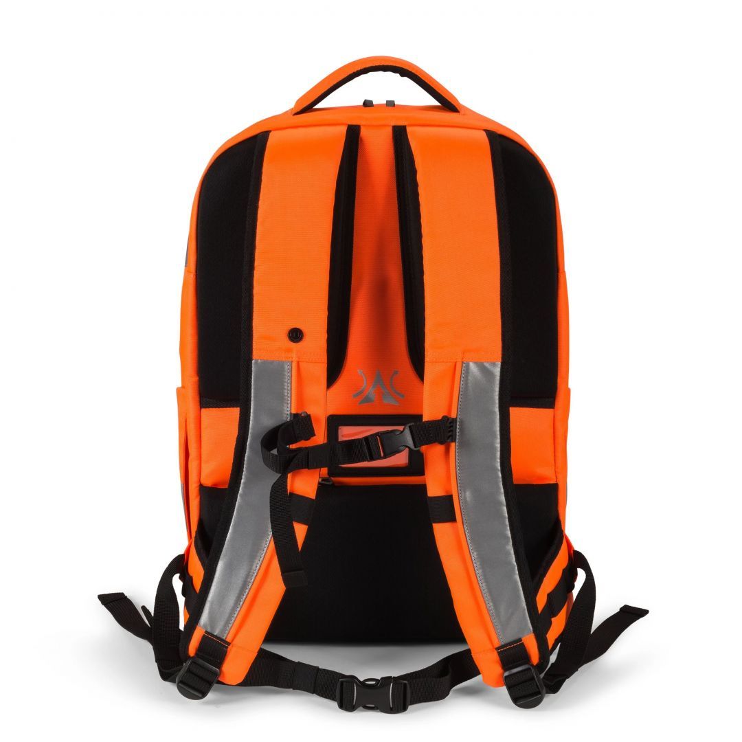 Dicota Backpack Hi-Vis 32/38 litres Orange