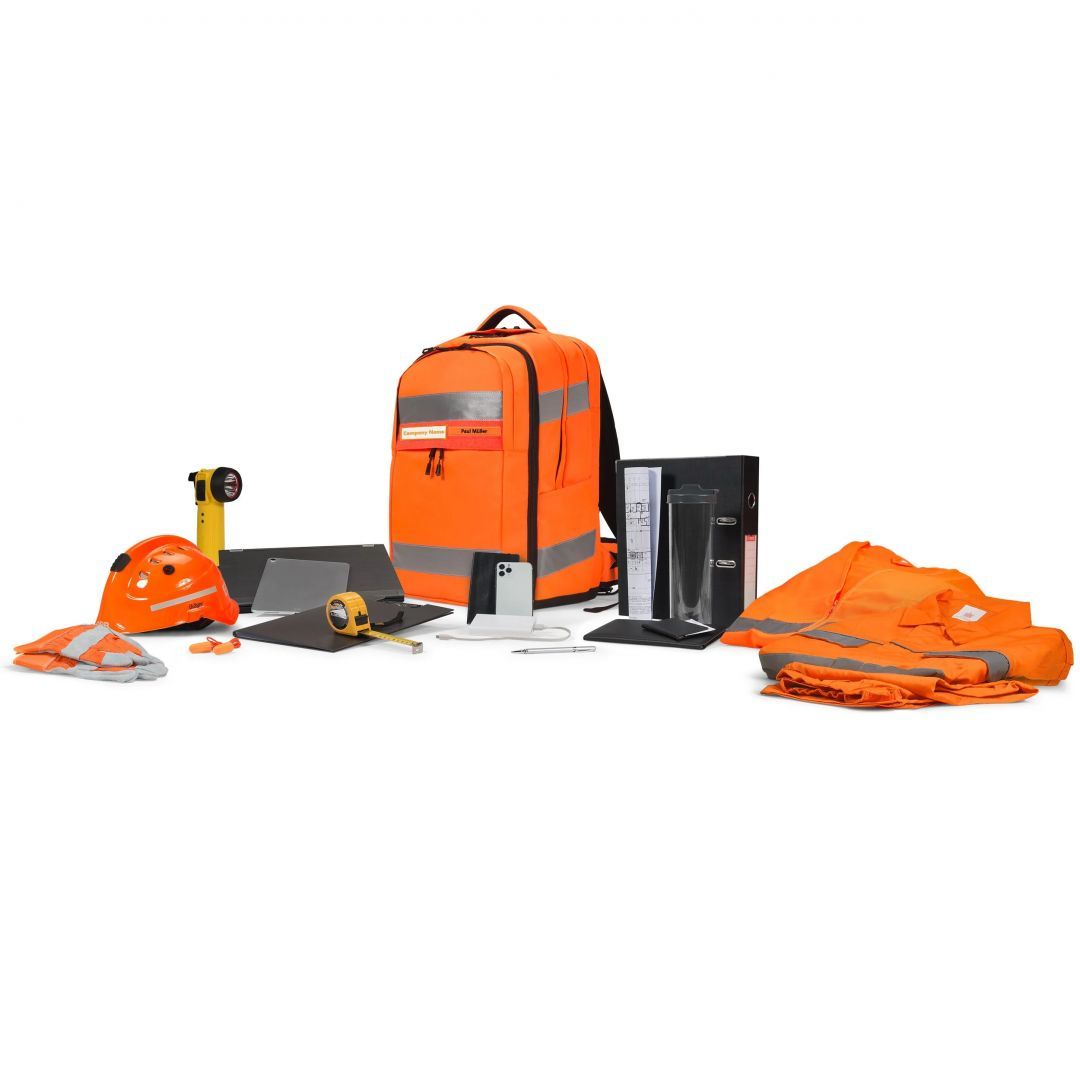 Dicota Backpack Hi-Vis 32/38 litres Orange