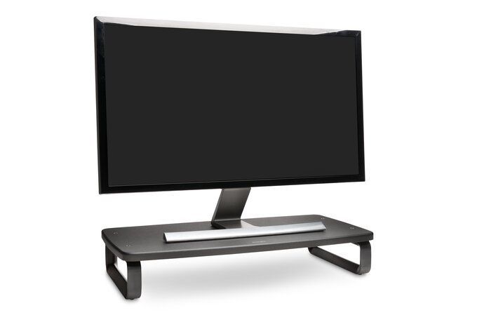Kensington K52797WW SmartFit Extra Wide Monitor Stand For Up To 27” Screens Black