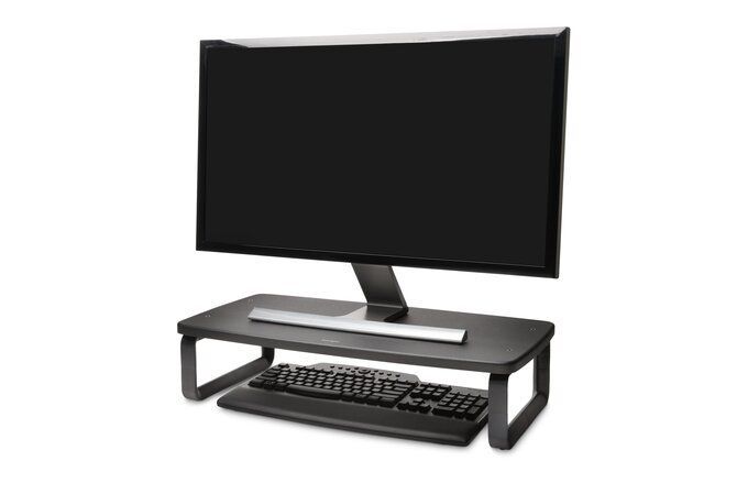 Kensington K52797WW SmartFit Extra Wide Monitor Stand For Up To 27” Screens Black