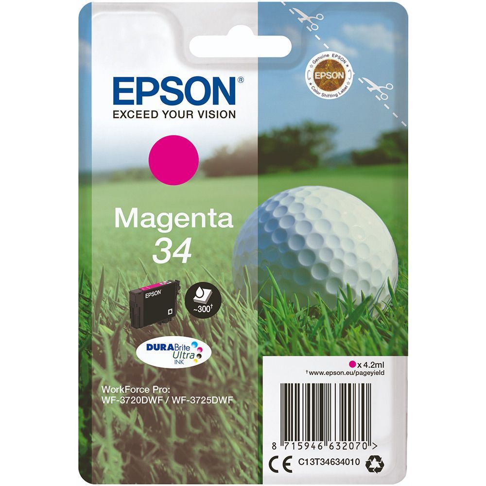 Epson T3463 (34) Magenta tintapatron