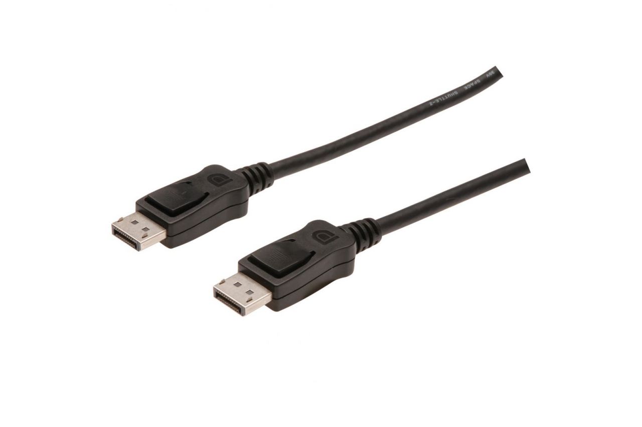 Assmann DisplayPort connection cable, DP 2m Black