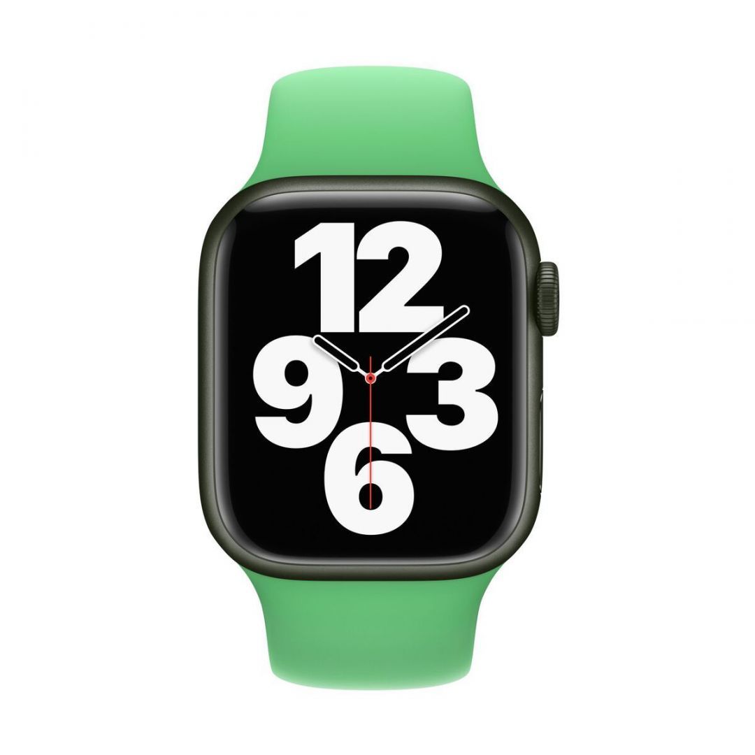 Apple Watch 41mm Band: Bright Green Sport Band (Seasonal Spring 2022)