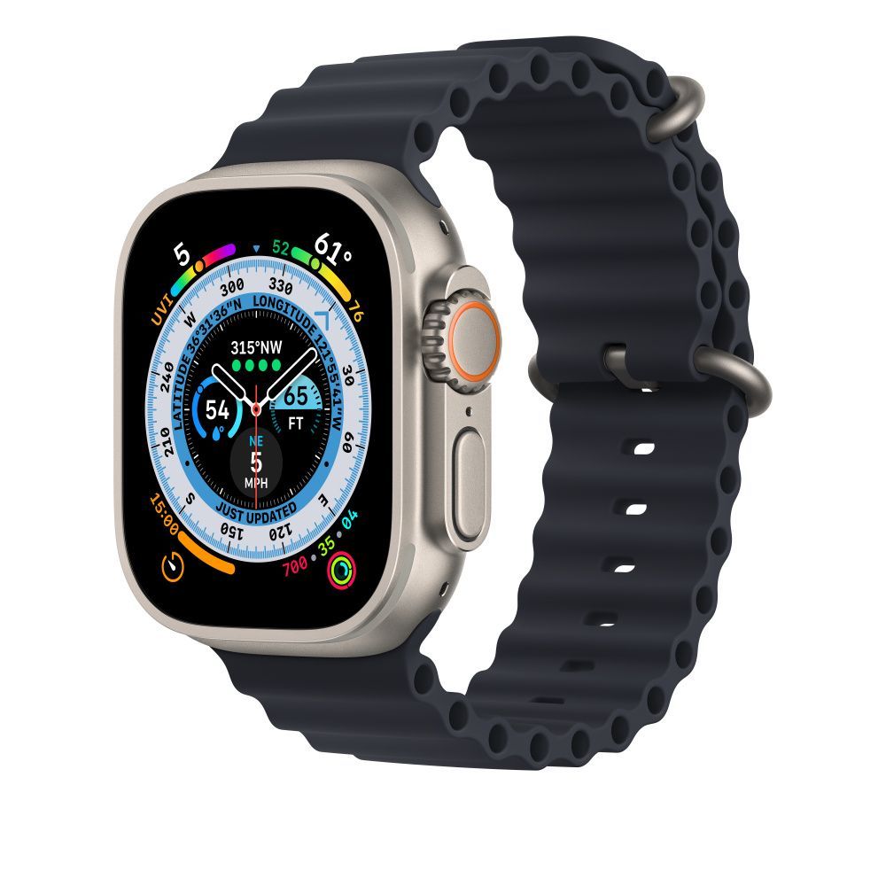 Apple Watch 49mm Ocean Band Midnight
