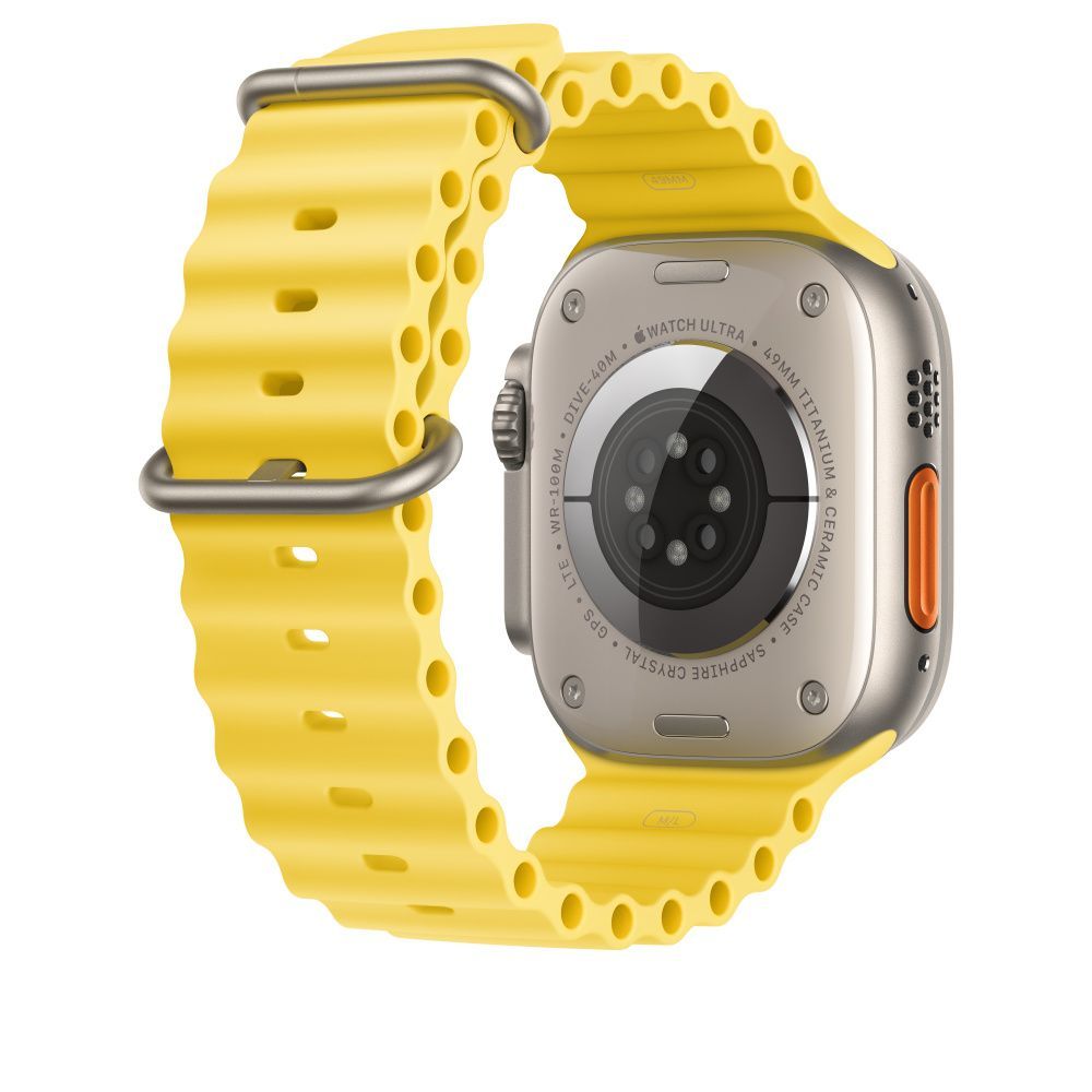 Apple Watch 49mm Ocean Band Yellow
