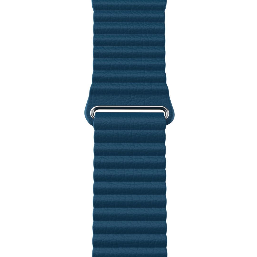 Next One Apple Watch Leather Loop for 42/44/45mm Denim Blue