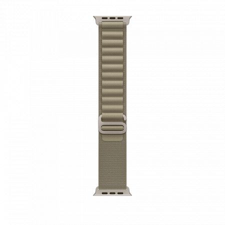 Apple Watch Ultra 2 Cellular 49mm Titanium Case with Olive Alpine Loop Small