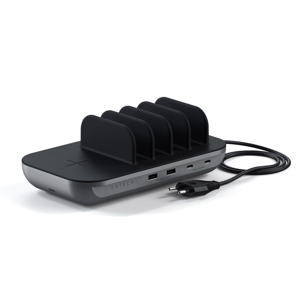 Satechi Dock5 Multi-Device Charging Station Silver