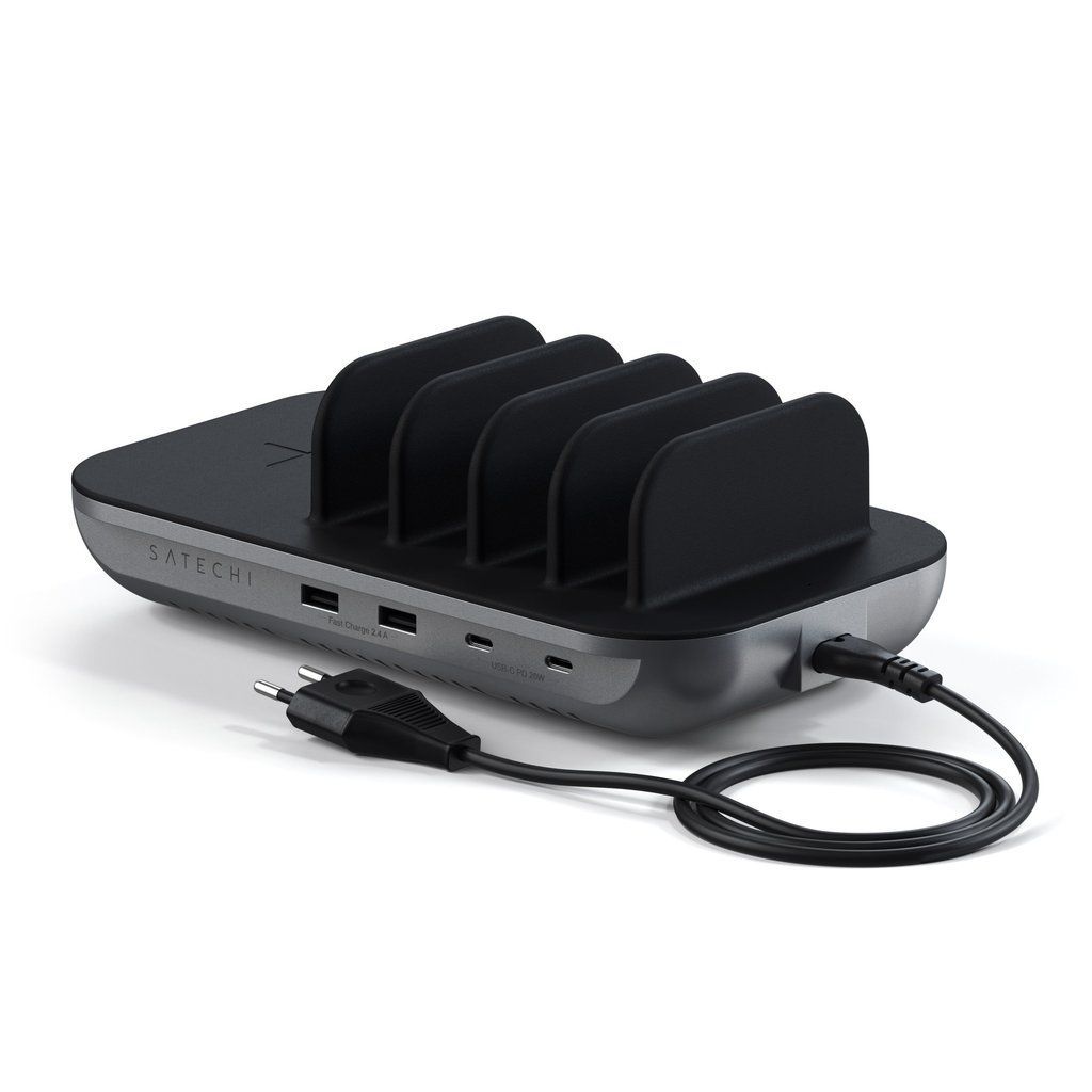 Satechi Dock5 Multi-Device Charging Station Silver