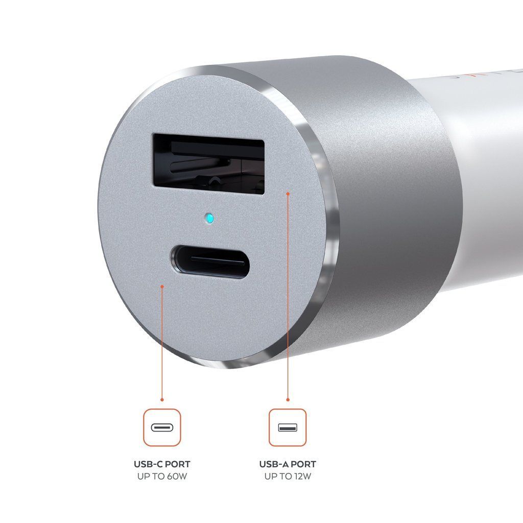 Satechi 72W Type-C PD Car Charger Silver