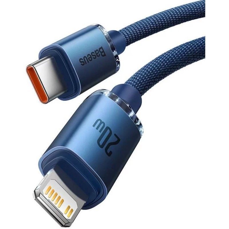 Baseus Crystal Shine USB-C Lightning Cable 20W 1,2m Blue