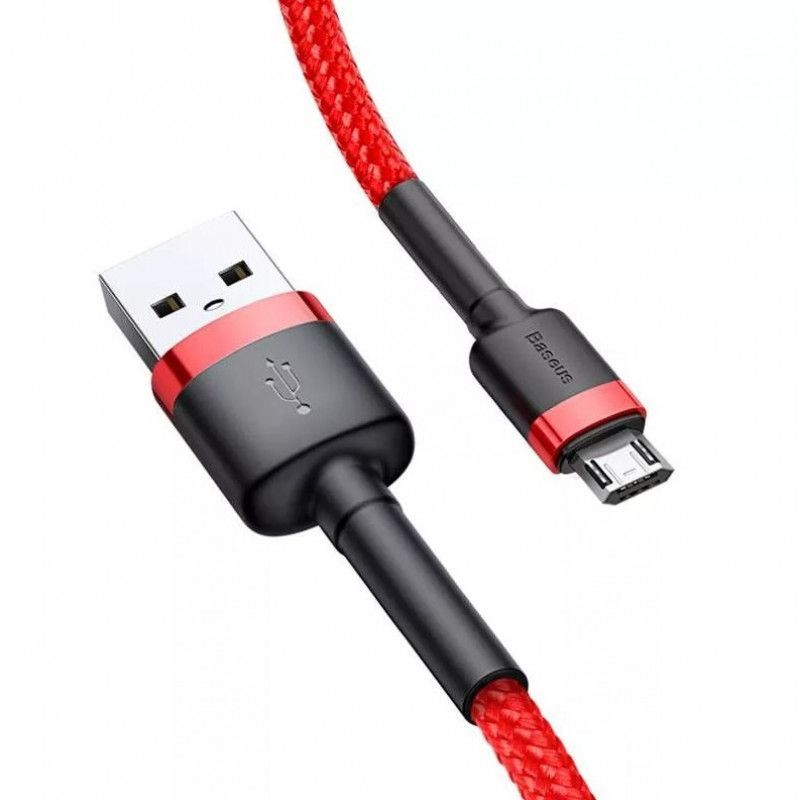 Baseus Cafule 2.4A USB-Micro USB Cable 1m Red