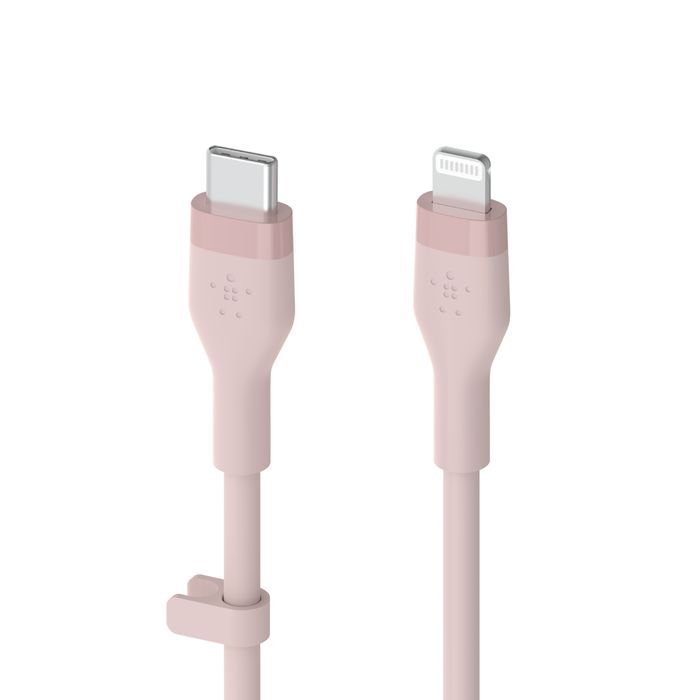 Belkin BoostCharge Flex USB-C Cable with Lightning Connector 2m Pink