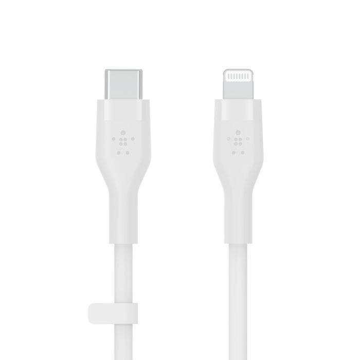 Belkin BoostCharge Flex USB-C Cable with Lightning Connector 1m White