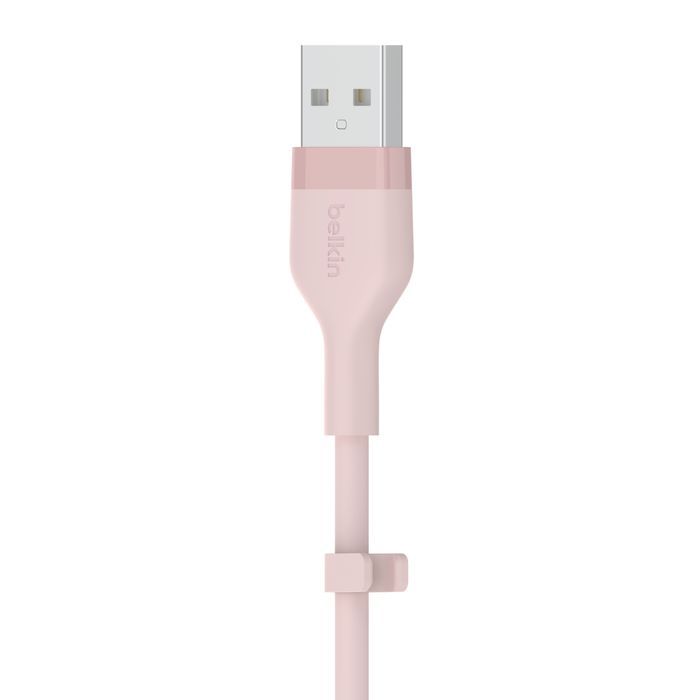Belkin BoostCharge Flex USB-A Cable with Lightning Connector 1m Pink
