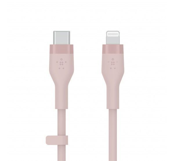Belkin BoostCharge Flex USB-C Cable with Lightning Connector 3m Pink