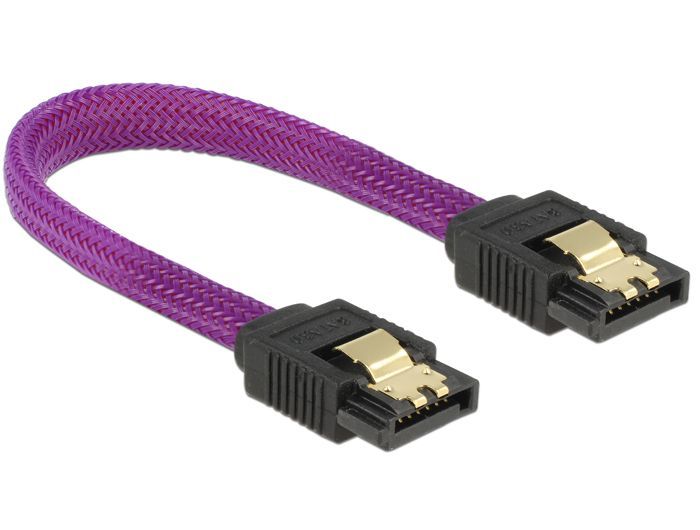 DeLock SATA 6 Gb/s Cable 0,1m Violet