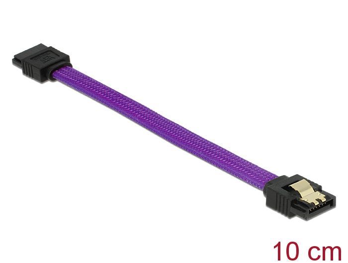 DeLock SATA 6 Gb/s Cable 0,1m Violet