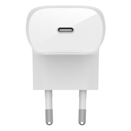 Belkin BoostCharge USB-C PD 3.0 PPS Wall Charger 30W White