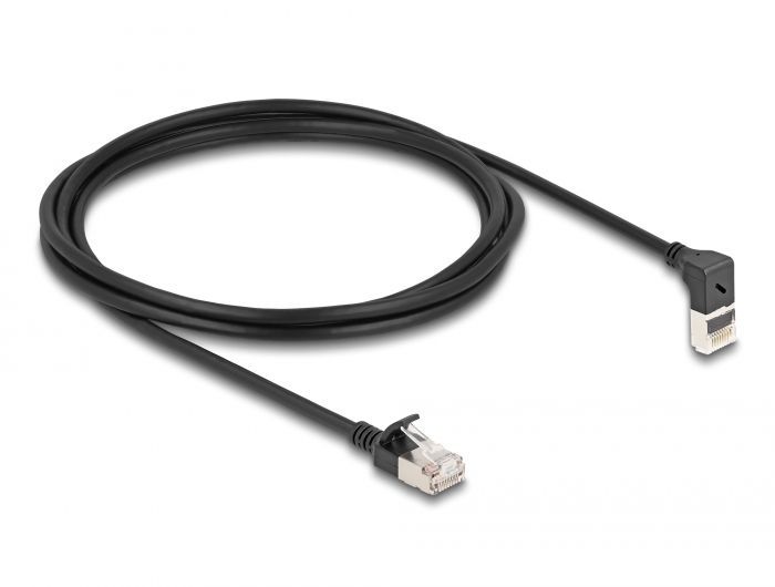 DeLock CAT6A S-FTP Patch Cable 2m Black