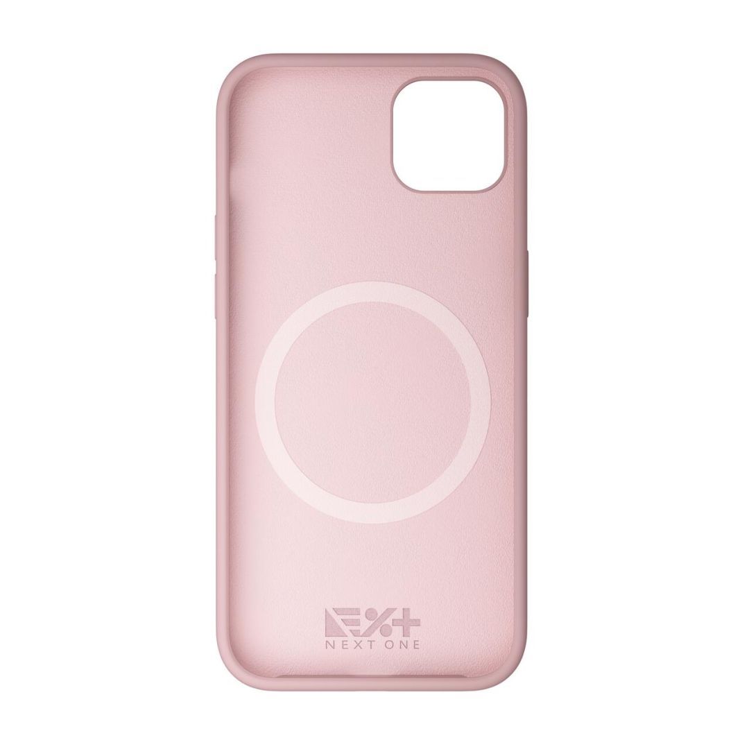 Next One Silicone Case for iPhone 15 Plus MagSafe compatible - Ballet Pink