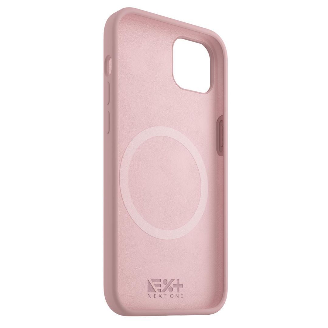 Next One Silicone Case for iPhone 15 Plus MagSafe compatible - Ballet Pink