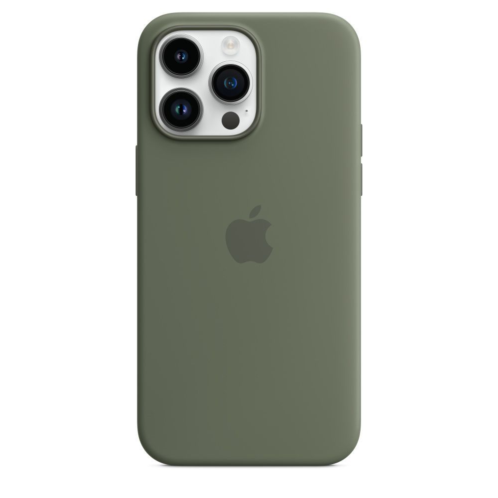 Apple iPhone 14 Pro Max Silicone Case with MagSafe Olive