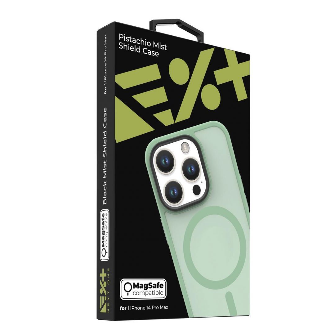 Next One MagSafe Mist Shield Case for iPhone 14 Pro Max Pistachio