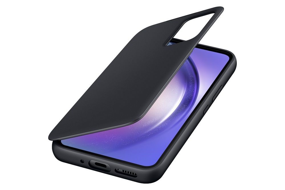 Samsung A54 Smart View Wallet Case Black