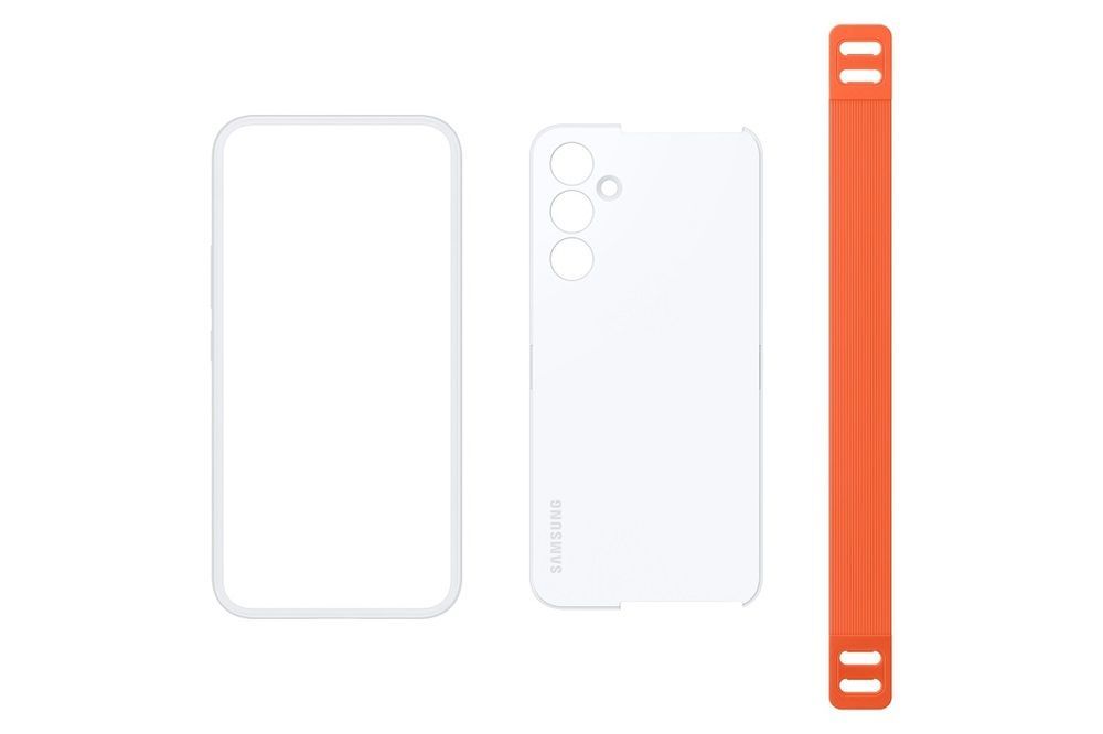 Samsung A54 Haze Grip Case White
