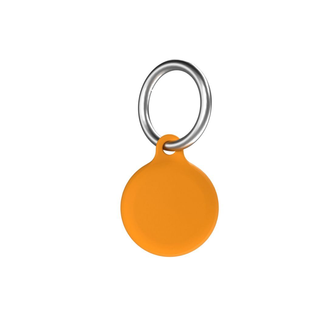 Next One Silicone Key Clip for AirTag Ballet Leaf Orange