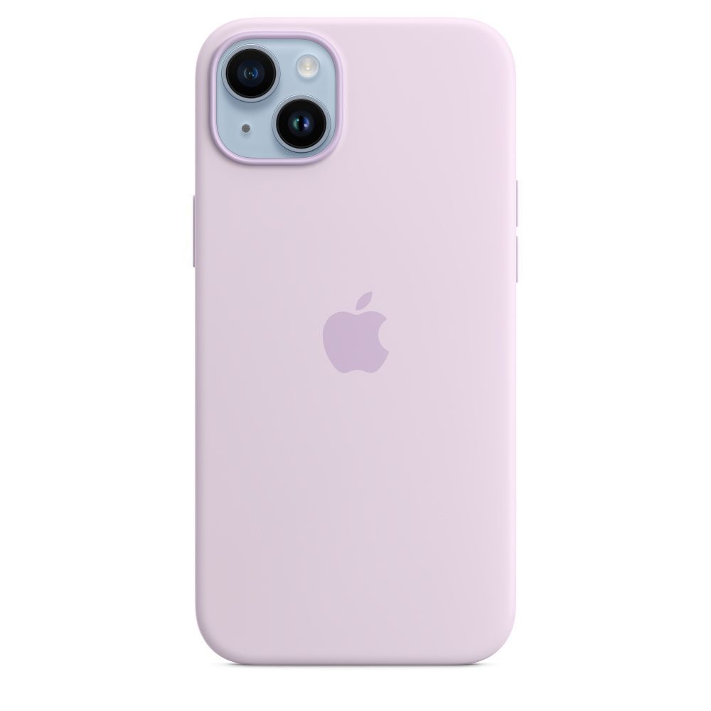 Apple iPhone 14 Plus Silicone Case with MagSafe Lilac