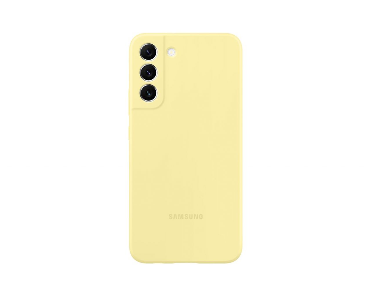 Samsung Galaxy S22+ Silicone Cover Butter Yellow