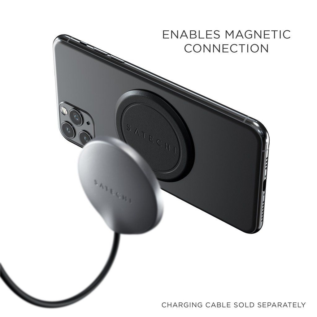 Satechi Magnetic Sticker for iPhone 11/12 Black
