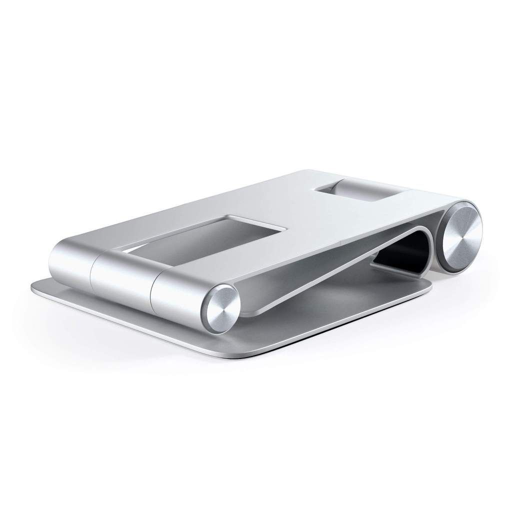 Satechi R1 Aluminum Hinge Holder Foldable Mobile Stand Silver