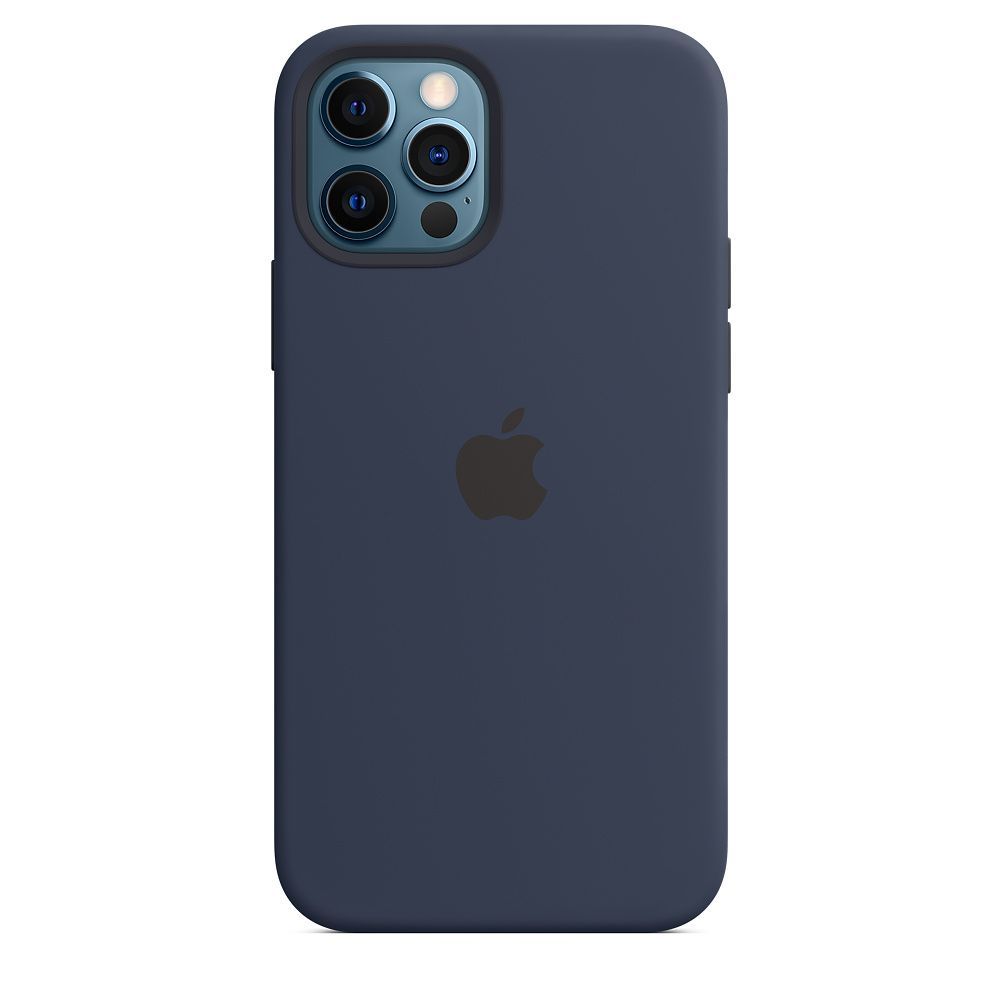 Apple iPhone 12 / 12 Pro Silicone Case with MagSafe Deep Navy