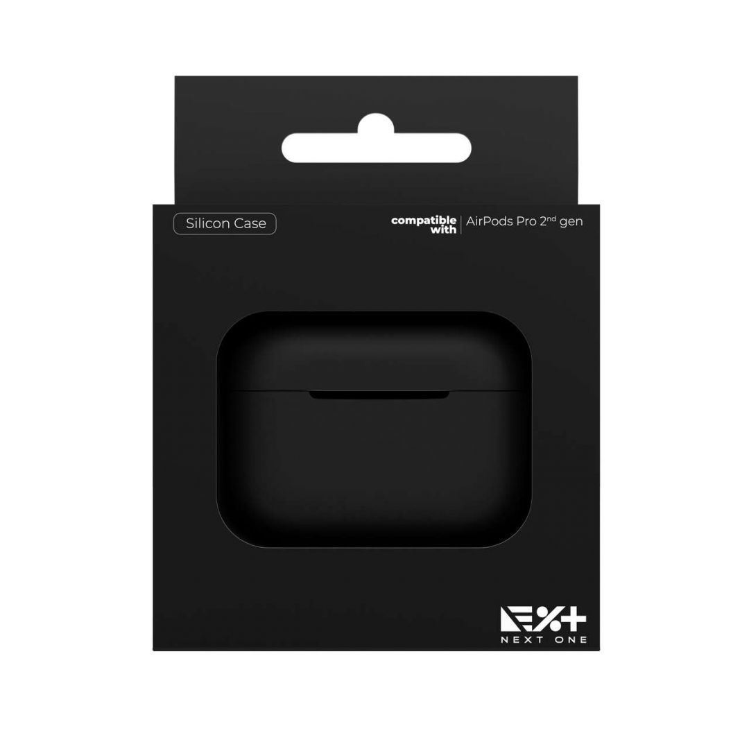 Next One Silicone Case for AirPods Pro 2nd Gen Black