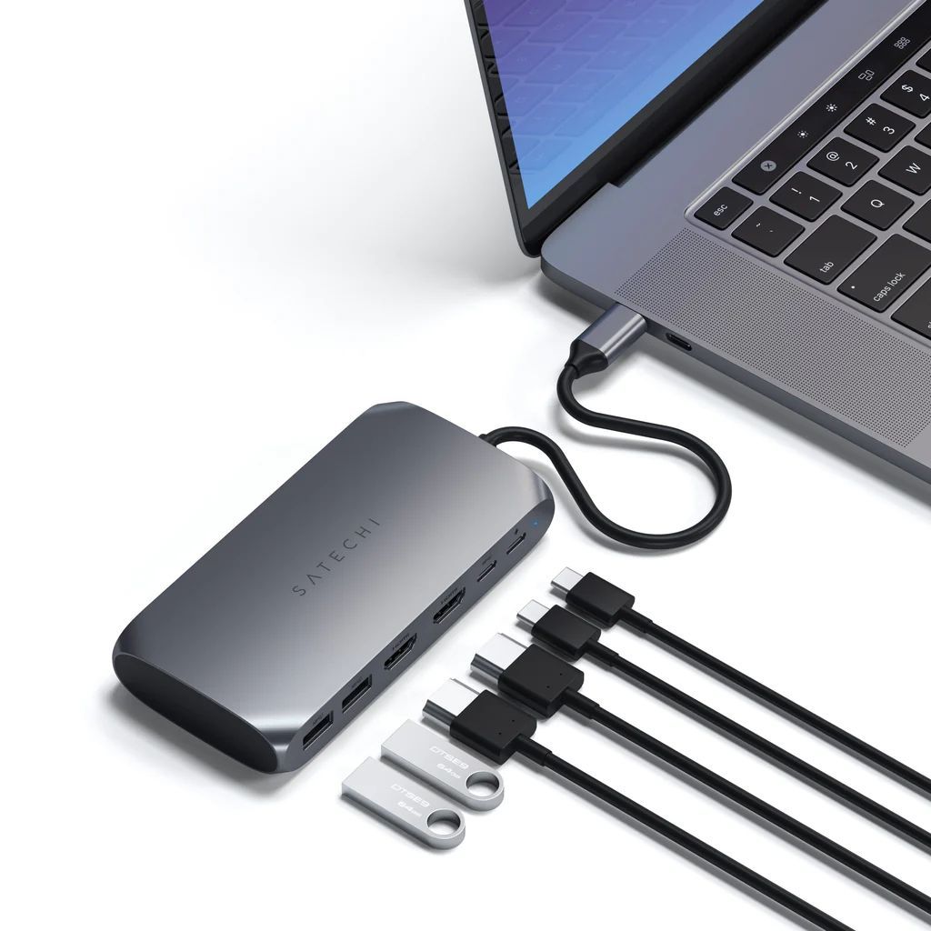 Satechi USB-C Multimedia Adapter M1 Aluminium