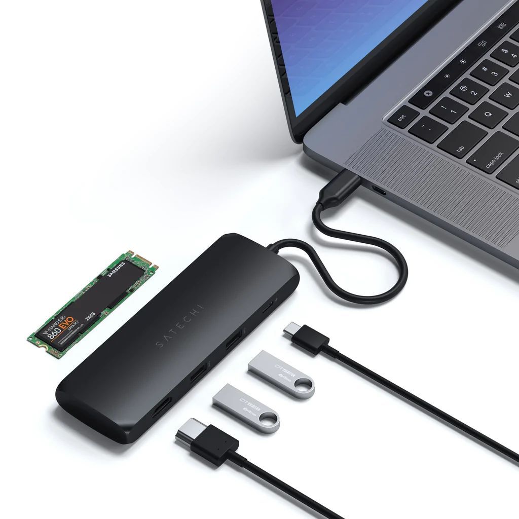 Satechi USB-C Hybrid Multiport Adapter Black