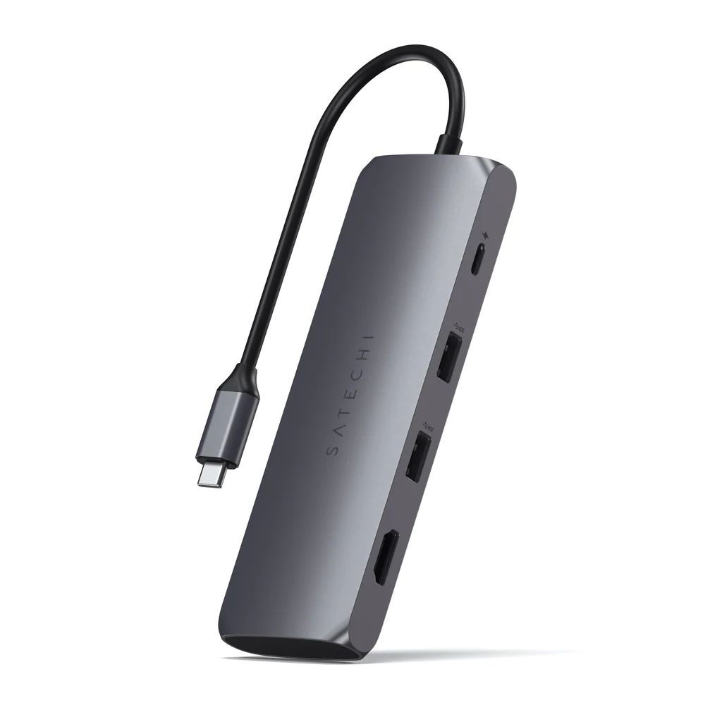 Satechi USB-C Hybrid Multiport Adapter Space Grey